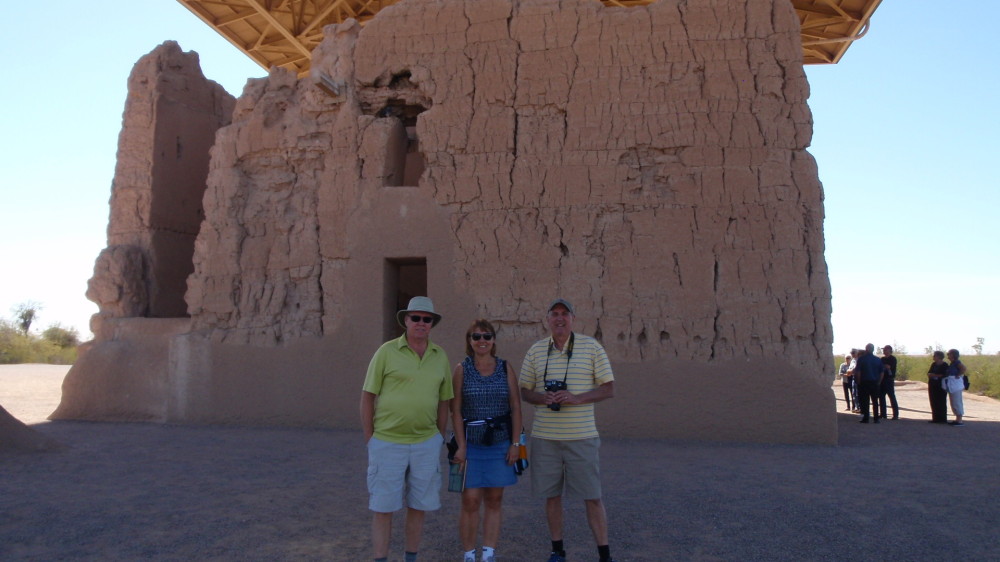 Part of the exploration team, Bill, Sheryl and Doug.  Kathy takes the photo.